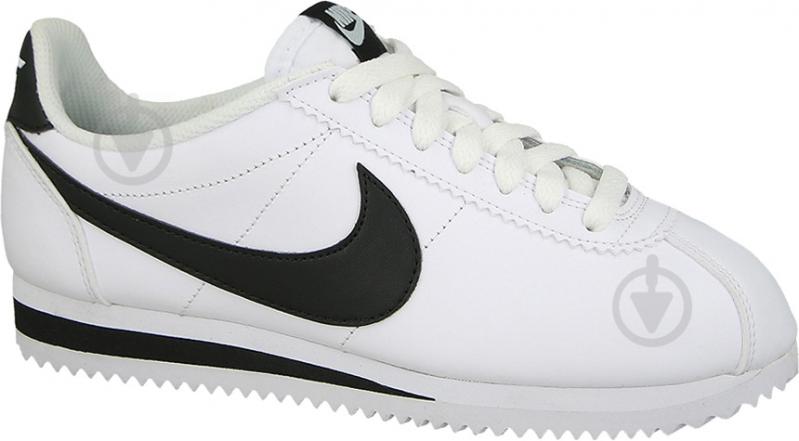 Кроссовки женские демисезонные Nike CLASSIC CORTEZ LEATHER 807471-101 р.38 белые - фото 1