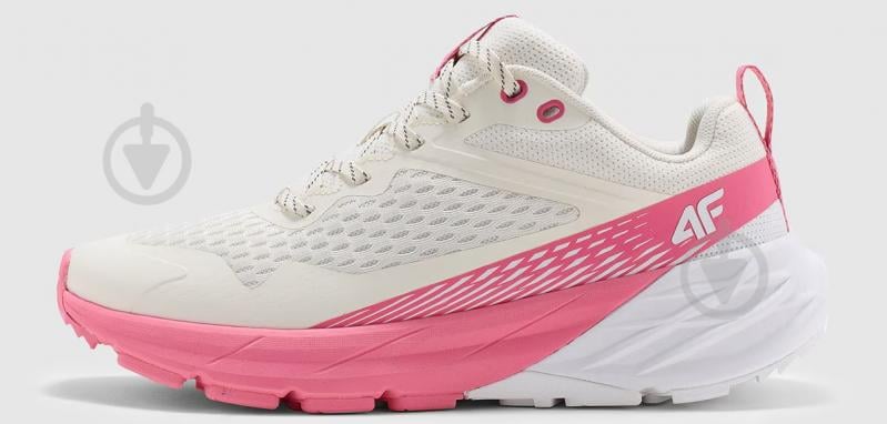 Кросівки жіночі демісезонні 4F OUTDOOR SHOES F034 4FWMM00FOTSF034-63S р.38 білі із рожевим - фото 1