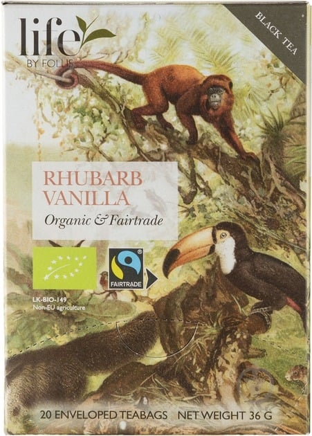 Чай чорний Life by Follis Ревінь-Ваніль 20 шт. 1,8 г (D1023) - фото 2