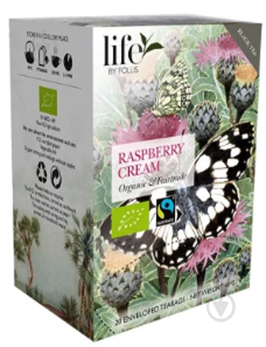 Чай черный Life by Follis Малина-Сливки 20 шт. 2 г (D1024) - фото 1
