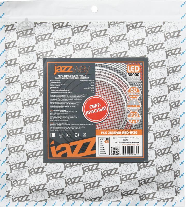 Стрічка світлодіодна Jazzway PLS 2835/60-SMD 6 Вт IP20 12 В червоний 5000315 - фото 3