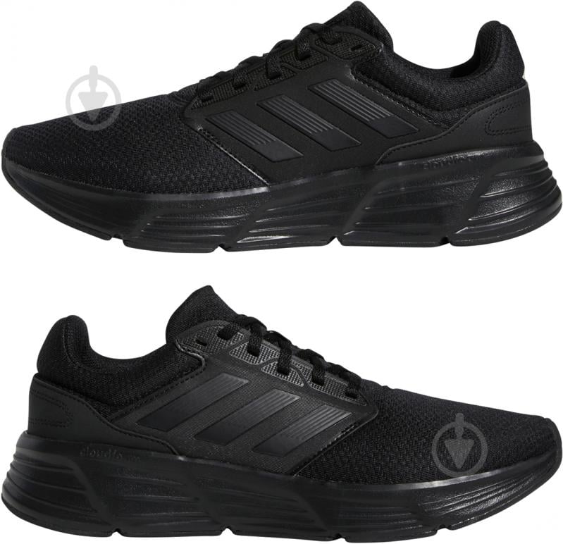 Кроссовки мужские демисезонные Adidas GALAXY 6 GW4138 р.43 1/3 черные - фото 5