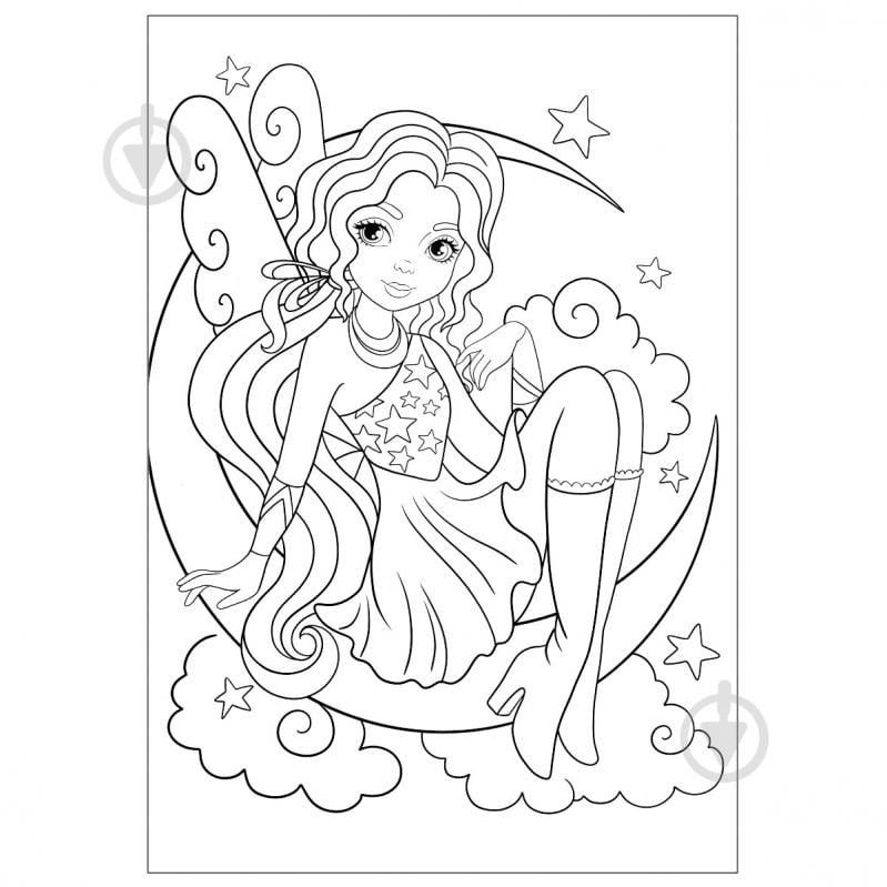 Раскраска «Волшебные феи» - фото 3 Раскраска «Волшебные феи» - фото 3