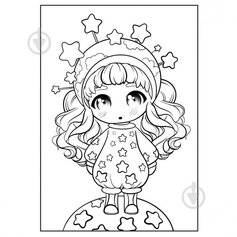 Раскраска «Anime baby girls» - фото 3