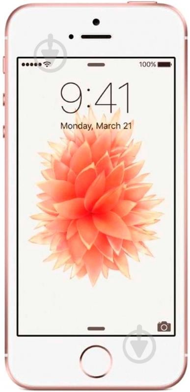 Смартфон Apple iPhone SE 32GB rose/gold (MP852UA/A) - фото 1 Смартфон Apple iPhone SE 32GB rose/gold (MP852UA/A) - фото 1