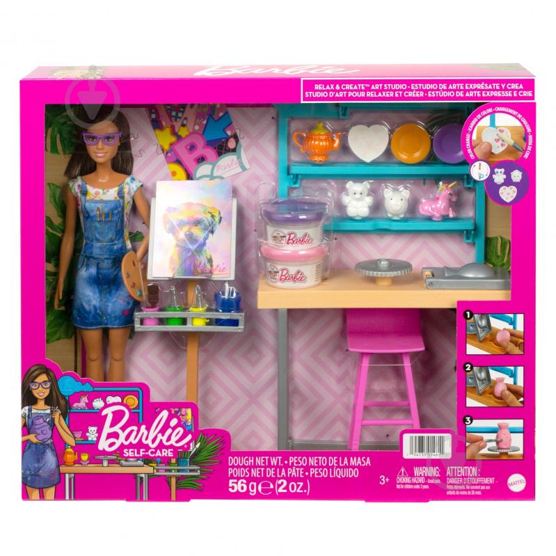 Игровой набор Barbie арт-студия прояви себя HCM85 - фото 6