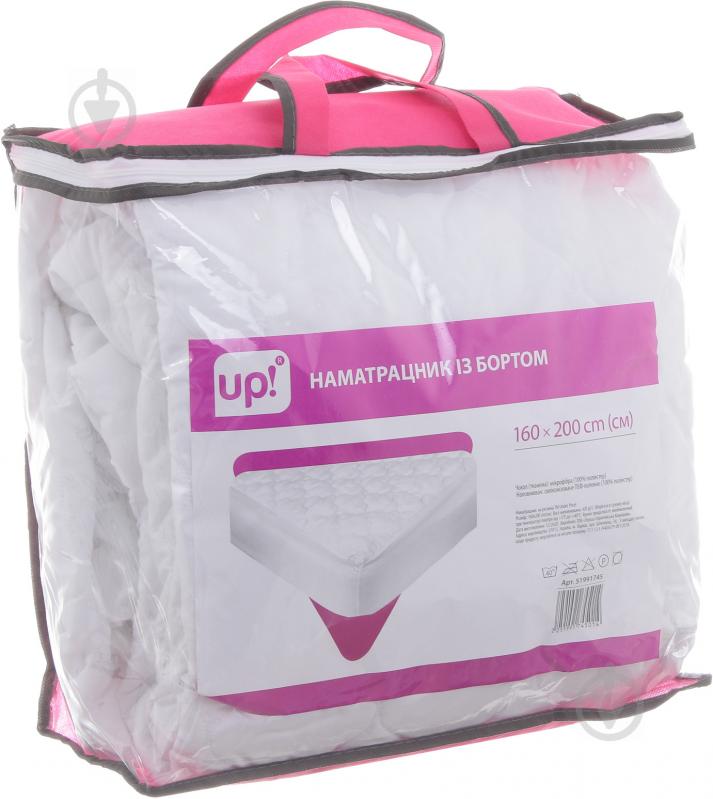 Наматрасник UP! (Underprice) с бортом микрофибра 160x200 см - фото 3