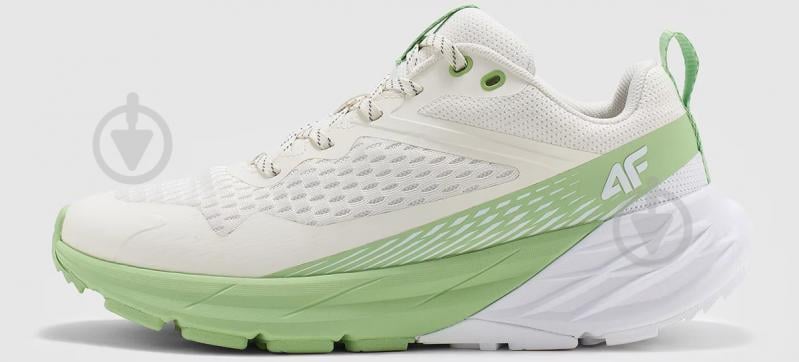 Кросівки жіночі демісезонні 4F OUTDOOR SHOES F034 4FWMM00FOTSF034-45S р.40 білі із зеленим - фото 1