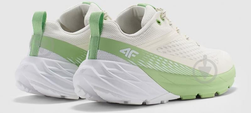 Кросівки жіночі демісезонні 4F OUTDOOR SHOES F034 4FWMM00FOTSF034-45S р.40 білі із зеленим - фото 4