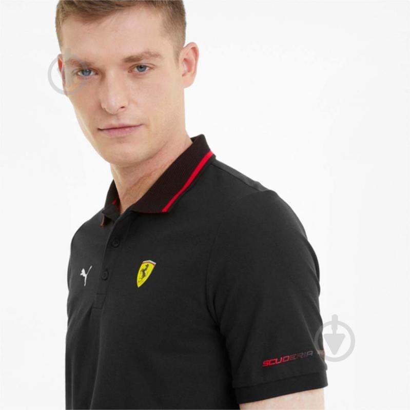 Поло Puma FERRARI RACE POLO 59984301 р.2XL черный - фото 4