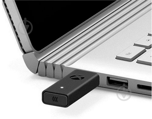 Геймпад Microsoft Xbox One Controller Black + Wireless Adapter for Windows 10 (4N7-00003) - фото 7