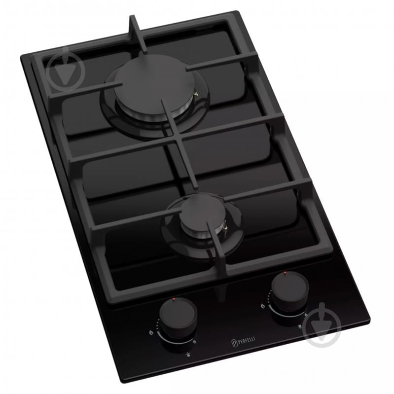 Варочная поверхность газовая Perfelli PERLA G32C NERO - фото 2 Варочная поверхность газовая Perfelli PERLA G32C NERO - фото 2