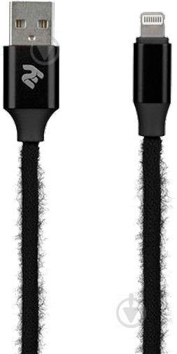 Кабель 2E USB – Apple Lightning 1 м black (2E-CCLAC-BLACK) - фото 2