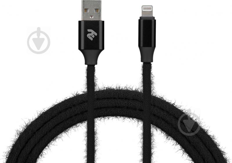 Кабель 2E USB – Apple Lightning 1 м black (2E-CCLAC-BLACK) - фото 3