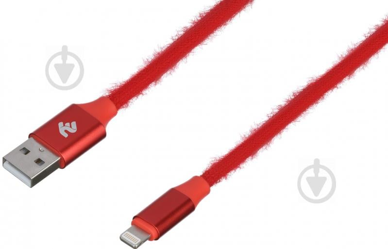 Кабель 2E USB – Apple Lightning 1 м red (2E-CCLAC-RED) - фото 3