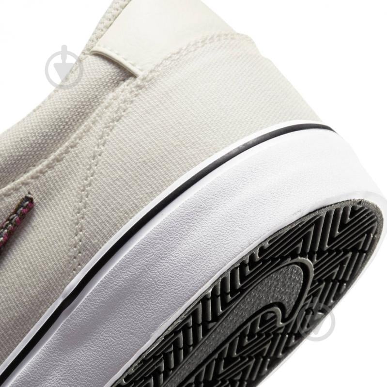 Кроссовки женские демисезонные Nike SB CHRON 2 CNVS PRM DM3513-100 р.42,5 белые - фото 10