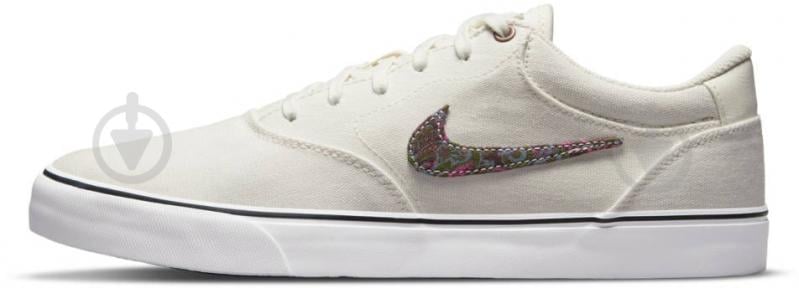Кроссовки женские демисезонные Nike SB CHRON 2 CNVS PRM DM3513-100 р.42,5 белые - фото 3