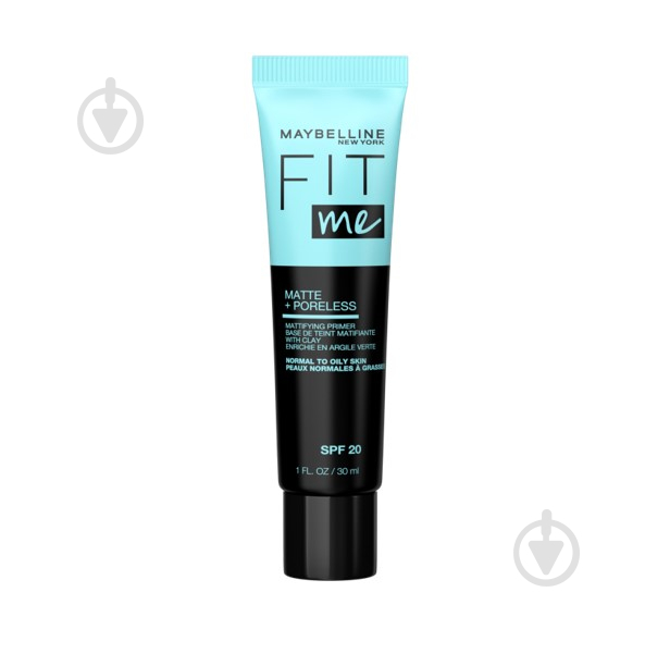 Праймер Maybelline New York Fit Me с эффектом матирования для жирной и нормальной кожи SPF20 30 мл - фото 1