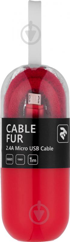 Кабель 2E USB – microUSB 1 м red (2E-CCMTAC-RED) - фото 5