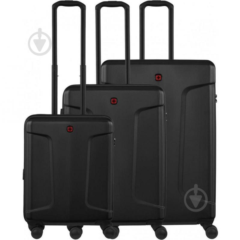 Набір валіз Wenger Legacy 3 в 1 (S,M,L) 115 л чорний (612530) - фото 1 Набір валіз Wenger Legacy 3 в 1 (S,M,L) 115 л чорний (612530) - фото 1