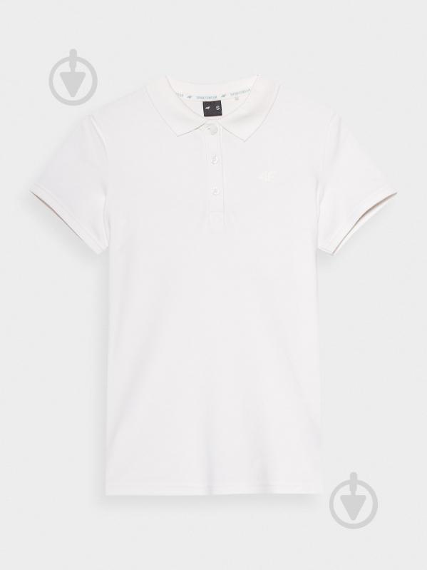 Поло 4F POLO SHIRT F166 4FRSS23TPTSF166-11S р.XS білий - фото 1