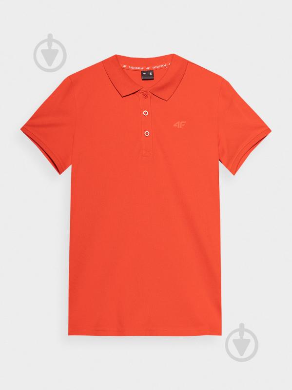 Поло 4F POLO SHIRT F166 4FRSS23TPTSF166-62S р.XS червоний - фото 1