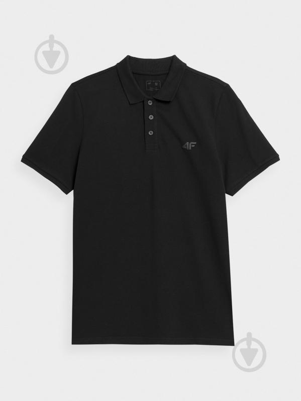 Поло 4F POLO SHIRT M137 4FRSS23TPTSM137-20S р.S чорний - фото 1