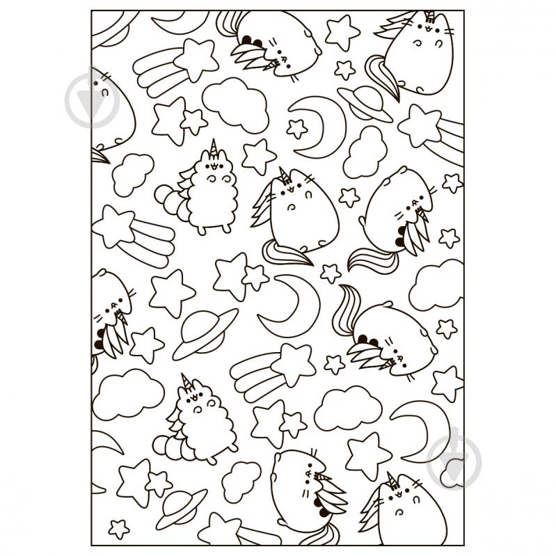 Раскраска «Pusheen» - фото 2 Раскраска «Pusheen» - фото 2