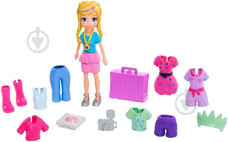 Игровой набор Polly Pocket Маленькая модница в путешествии в ассортименте GFT92 - фото 1