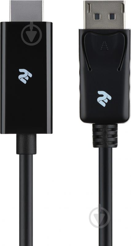 Кабель 2E DisplayPort – HDMI 1,8 м черный (2E-W1705) - фото 1