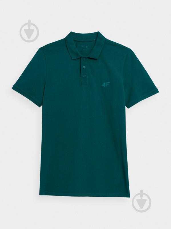 Поло 4F POLO SHIRT M137 4FRSS23TPTSM137-46S р.S зеленый - фото 1