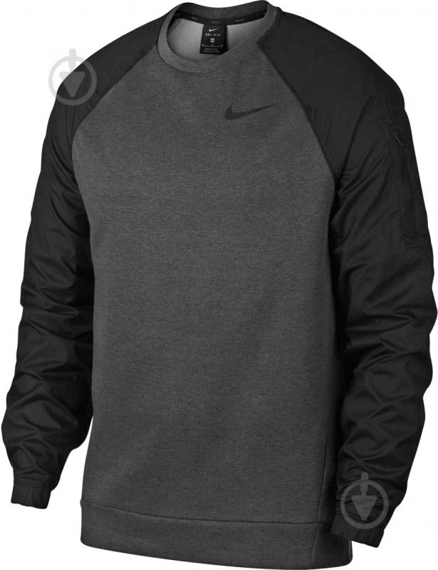 Свитшот Nike M DRY CREW UTILITY CORE AV0719-071 р. S темно-серый - фото 1