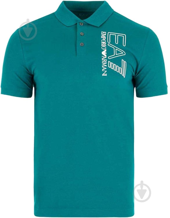 Футболка EA7 POLO SHIRT 3LPF16-PJ03Z-1839 р.XL бірюзовий - фото 1