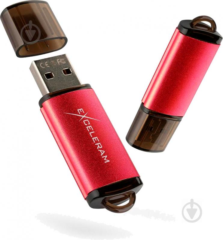 Флеш-память USB Exceleram A3 Series 128 ГБ USB 3.1 GEN 1 red (EXA3U3RE128) - фото 6