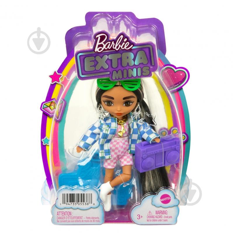 Мини-кукла Barbie "Экстра" стильная леди HGP64 - фото 6