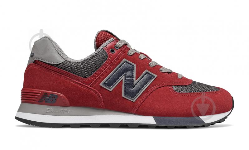 Кросівки чоловічі New Balance ML574FNB р.40,5 червоні - фото 1