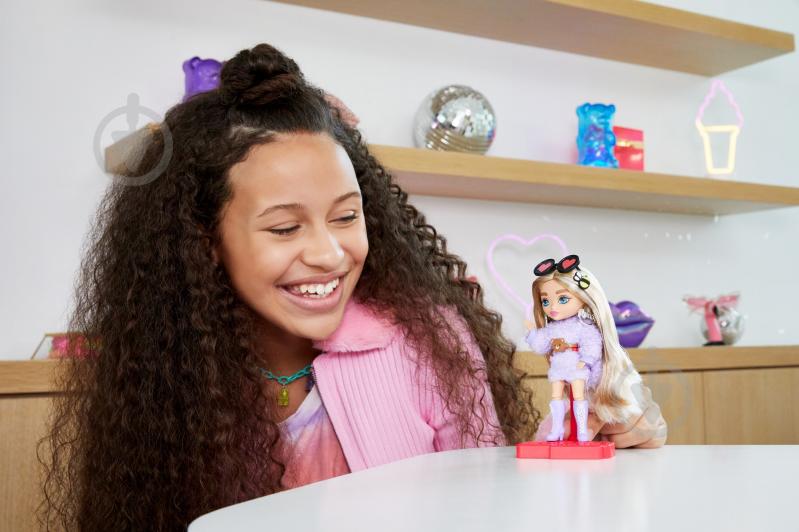 Мини-кукла Barbie "Экстра" нежная леди HGP66 - фото 3