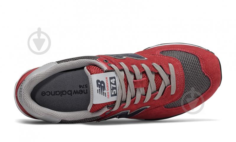 Кросівки чоловічі New Balance ML574FNB р.41,5 червоні - фото 3