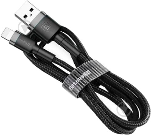 Кабель BASEUS Lightning – USB 0,5 м черный (CALKLF-AG1) Cafule - фото 1