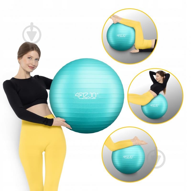Фітбол 4fizjo Anti-Burst Mint d65 см P-5905973404761 - фото 9 Фітбол 4fizjo Anti-Burst Mint d65 см P-5905973404761 - фото 9