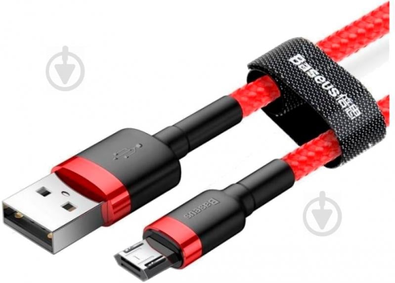 Кабель BASEUS USB – microUSB 1 м красный (CAMKLF-B09) Cafule - фото 2