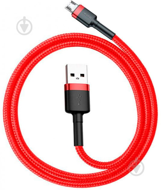 Кабель BASEUS USB – microUSB 1 м красный (CAMKLF-B09) Cafule - фото 1