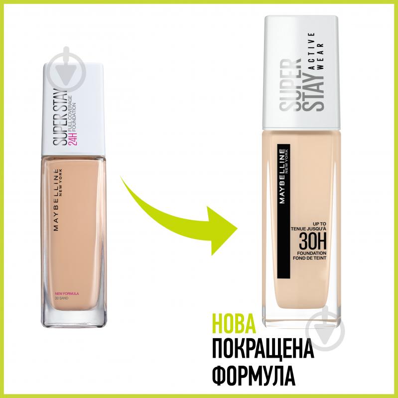 Крем тональний Maybelline New York Super Stay 30H 28 Soft Beige 30 мл - фото 5