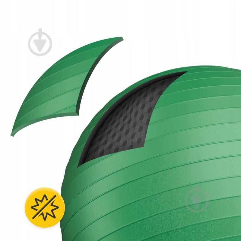 Фітбол 4fizjo Anti-Burst Green d65 см P-5907739316332 - фото 2 Фітбол 4fizjo Anti-Burst Green d65 см P-5907739316332 - фото 2