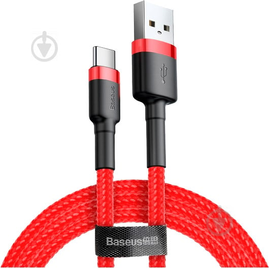 Кабель BASEUS Type-C – USB 2.0 1 м красный (CATKLF-B09) Cafule - фото 1