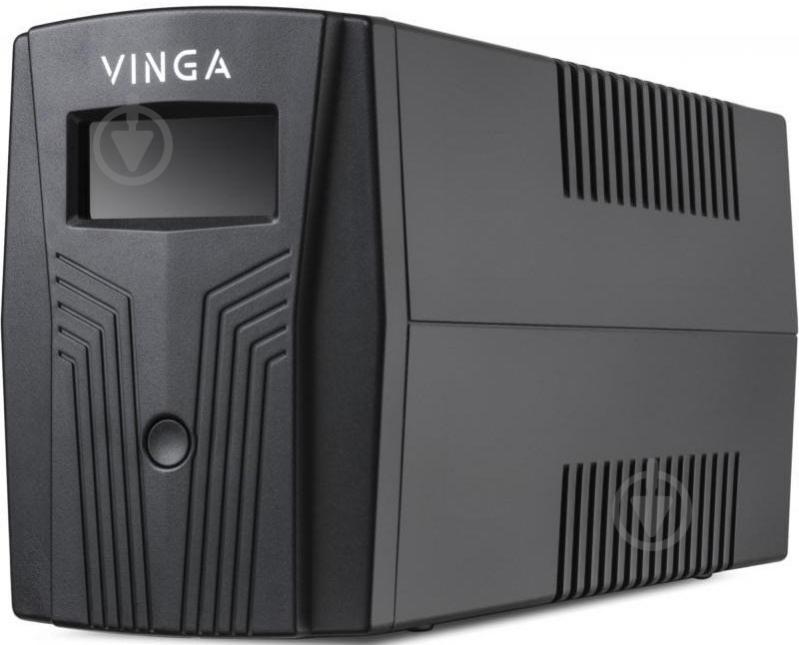 Источник бесперебойного питания Vinga LCD 600VA plastic case VPC-600P - фото 4