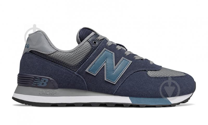 Кросівки чоловічі зимові New Balance ML574FND р.40,5 синьо-блакитні - фото 1