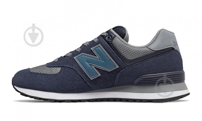 Кросівки чоловічі зимові New Balance ML574FND р.40,5 синьо-блакитні - фото 2