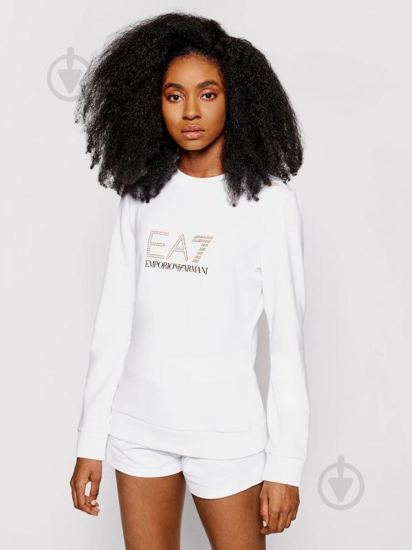 Світшот EA7 SWEATSHIRT EVOLUTION 8NTM45-TJ9RZ-1100 р. M білий - фото 1