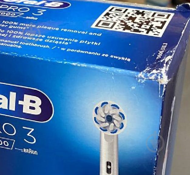 УЦІНКА! Електрична зубна щітка Oral-B Pro 3 - 3000 біла (УЦ №2267) - фото 10